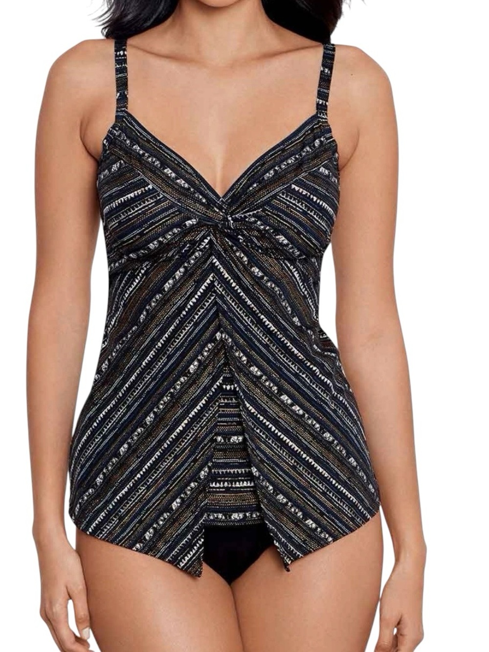 Miraclesuit Love Knot tankini flyaway sz14 like new beach